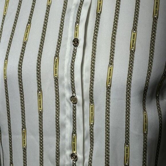 Michael Kors Silky Long Sleeve Blouse - Picture 4 of 5